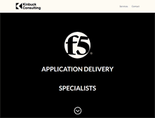 Tablet Screenshot of kinbuckconsulting.com